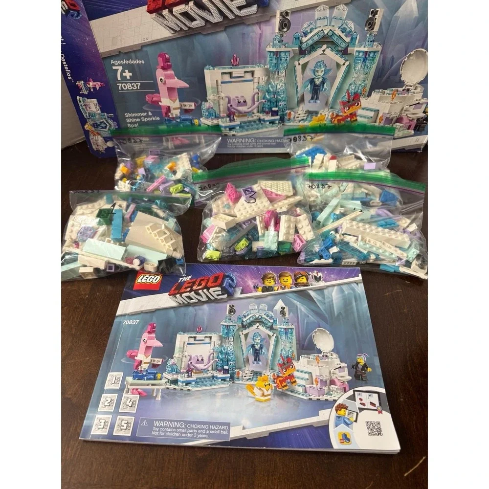 LEGO 70837 Movie 2 Shimmer & Shine Sparkle Spa 100% Complete w/ Box & Manual